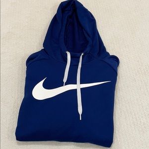 Nike Men’s Hoodie Blue Size L